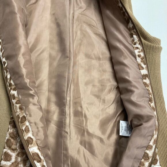RUBY Rd. Quilted Animal Print, Vest, Women’s Sz L - Picture 8 of 14